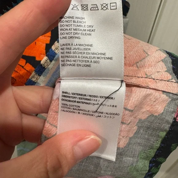 Farm Rio by Anthropologie Printed Maxi Skirt Multicolor Parrot Size Small - Picture 5 of 7